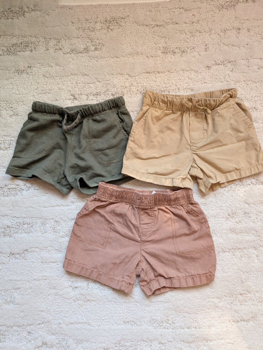 Bundle of Carter's Baby and Toddler Boys Shorts, 3 pairs, 24 Month and 2T